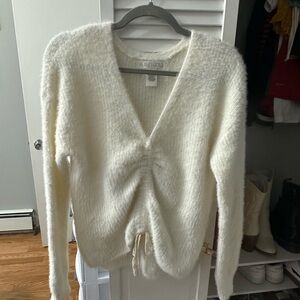 White planet Gold sweater